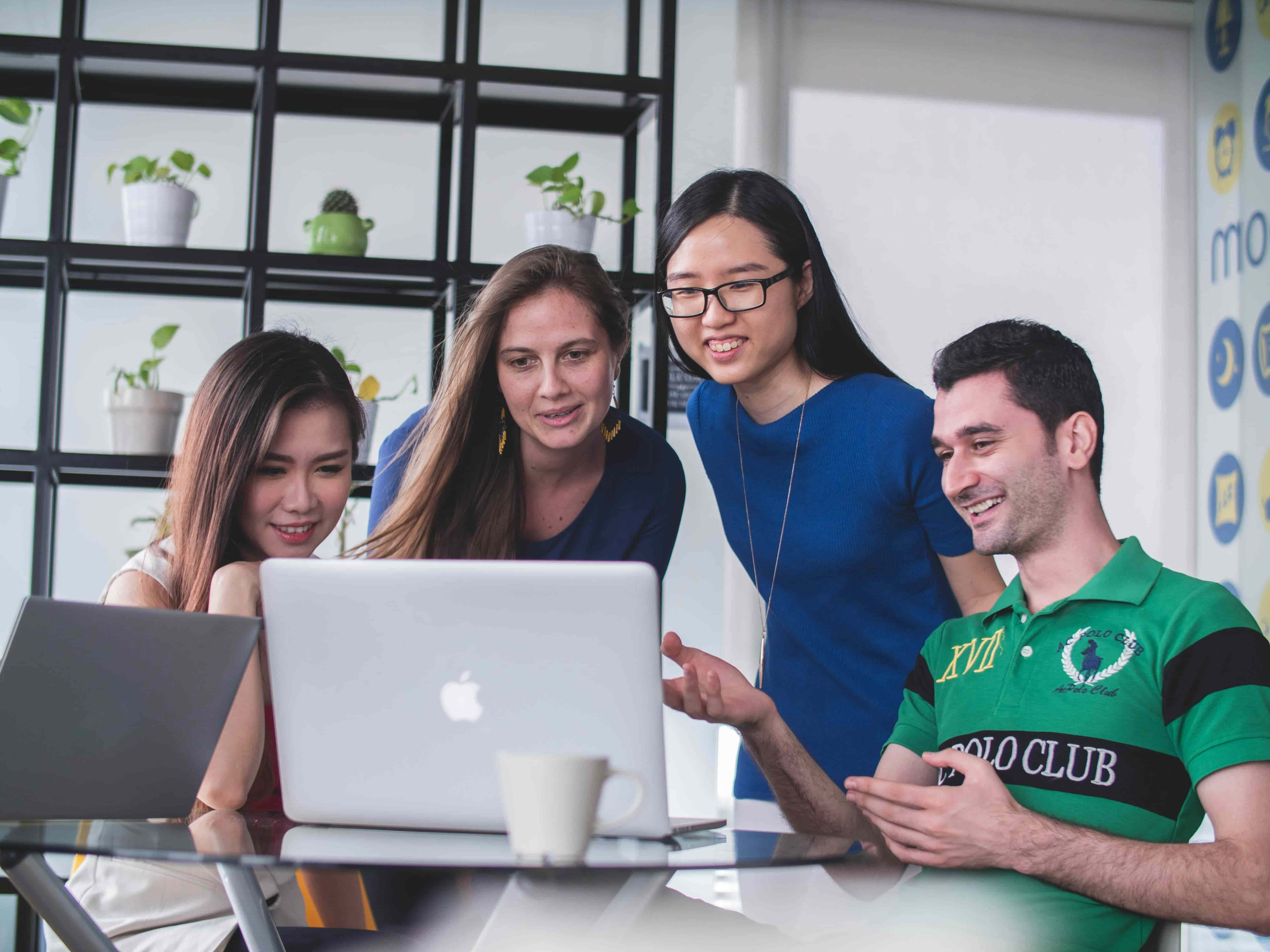 KoveTrade team collaborating